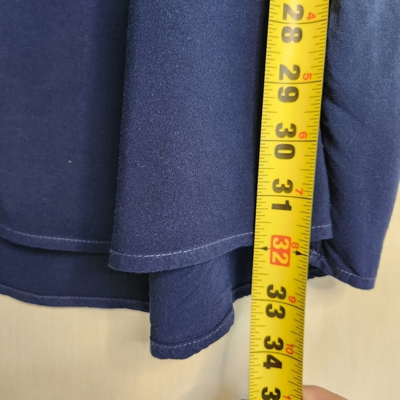 Avenue Women's Top Size 22/24 Blue  Gray Ombre. 3/4 Sleeve - Picture 5 of 7